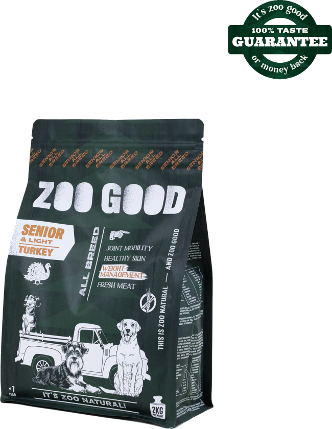 Kalkun Light & Senior All Breed 2 kg - Hund - Hundefôr - Tørrfôr - ZOO GOOD