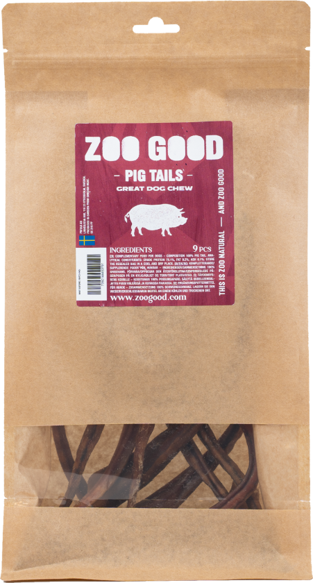 9-pakning med grisehaler - Hund - Hundesnacks - ZOO GOOD