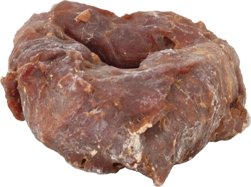 Donutomslag av råhud med and 11 cm, 100 g - Hund - Hundesnacks - My favourite DOG