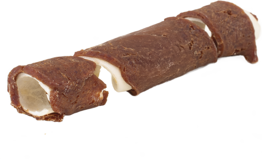 Råhudspiral med and, 15 cm, 38 g - Hund - Hundesnacks - My favourite DOG