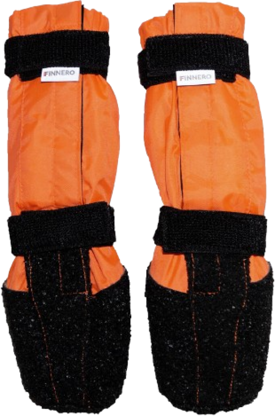 Hundesko Halla Sulo 2p, L, Oransje - Hund - Klær og dekken - Sokker og sko - Finnero
