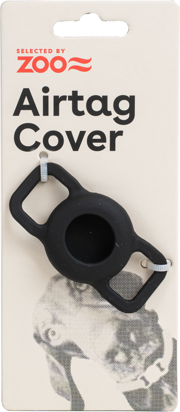 Airtag-skall, 25 mm, svart - Hund - Halsbånd og seler - Selected by ZOO