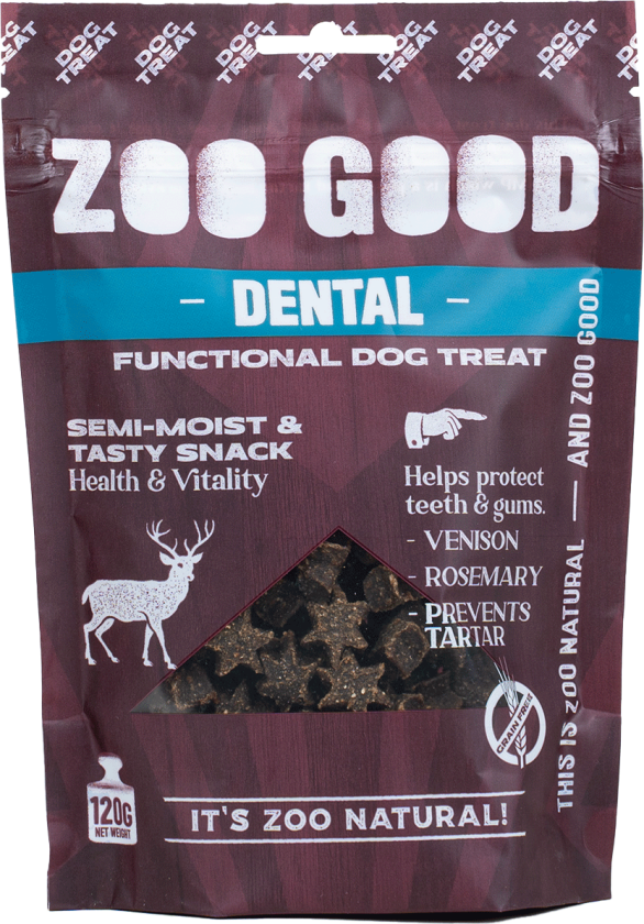 Tyggebiter for hund - Dental 120g - Hund - Hundesnacks - ZOO GOOD
