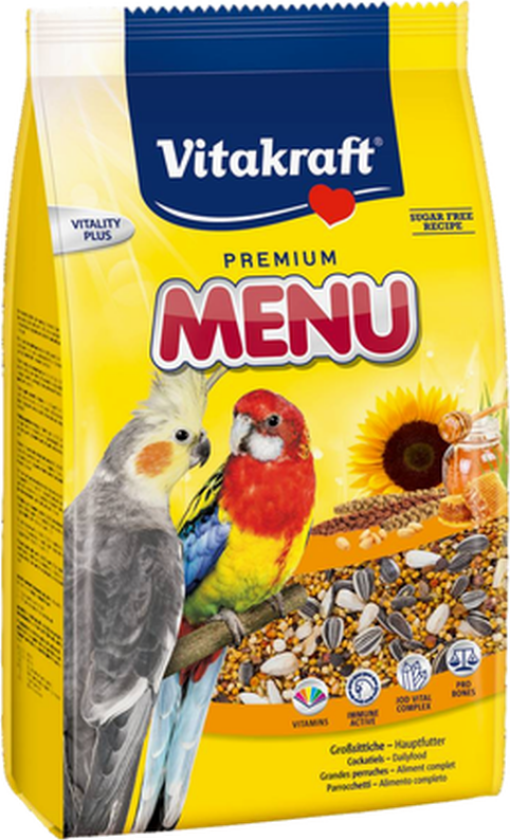 Meny Parakitt 3 kg - Fugl - Fuglefôr - Vitakraft