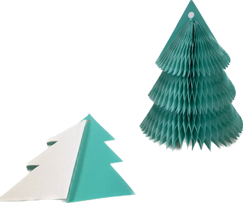 Bilde av Merkelapper juletre pompom 2pk grønn