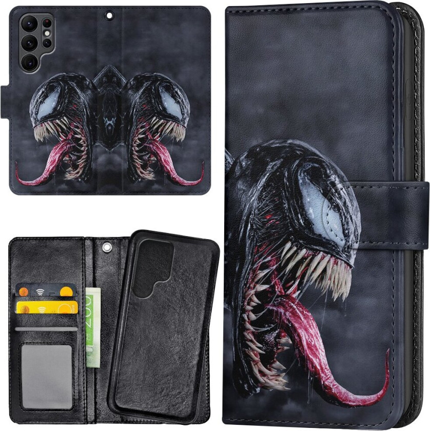 Samsung Galaxy S23 Ultra - Lommebok Deksel Venom