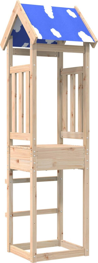 Leketårn Brun 52,5 x 46,5 x 208 cm Massiv furu