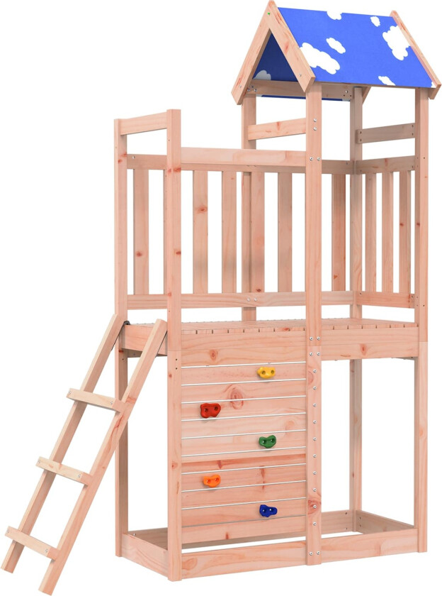 Leketårn Brun 110,5 x 52,5 x 215cm Massiv douglasgran