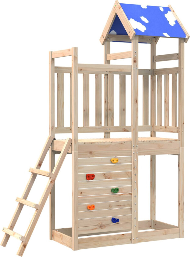 Bilde av Leketårn Brun 110,5 x 52,5 x 215cm Massiv furu