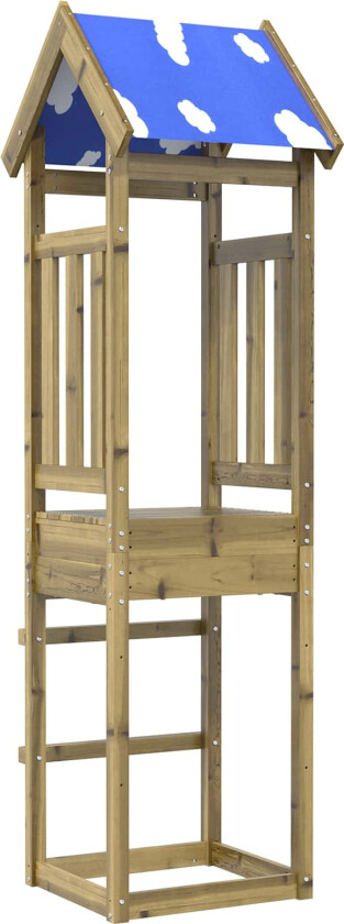 Bilde av Leketårn Brun 52,5 x 46,5 x 208 cm Massiv impregnert tre