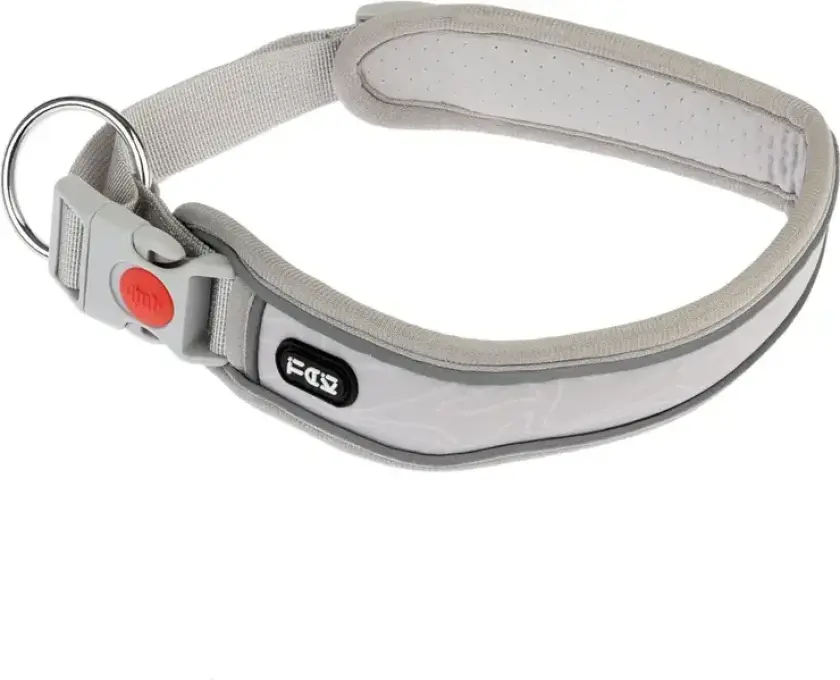 hundesele Neopren, grå - Passende bånd: 200 cm lang, 20 mm bred