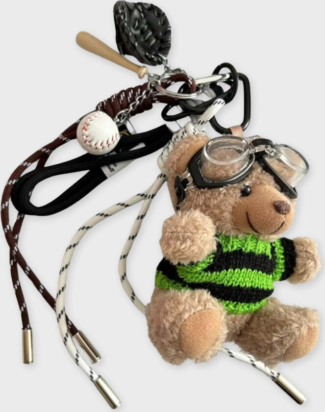 Bag Charm Set Green Grön ONESIZE