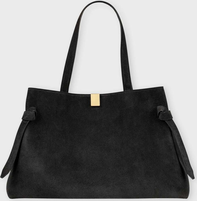 Bilde av Bag Gyoza Tote Suede Black ONESIZE