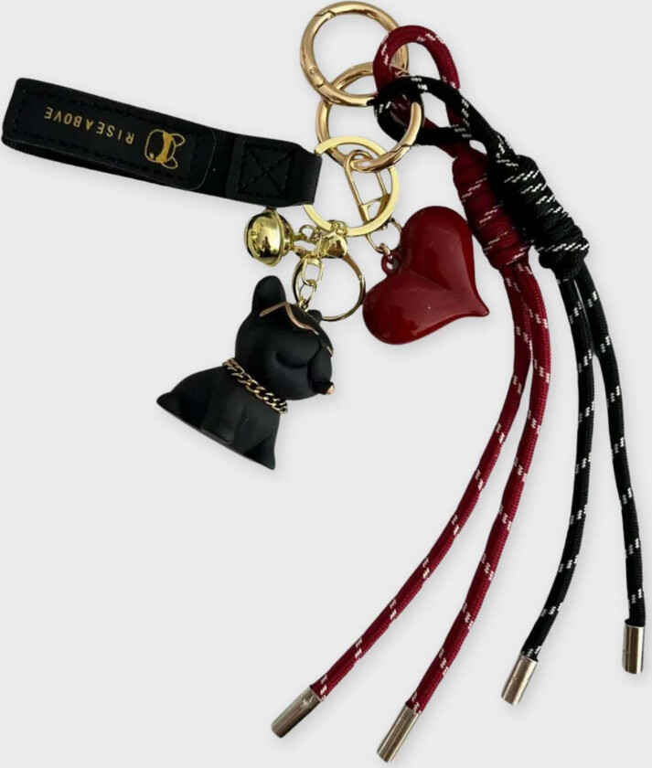 Bag Charm Set Red Röd ONESIZE