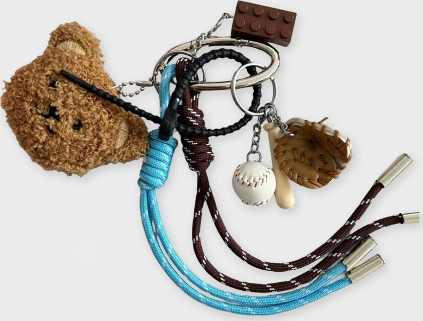 Bag Charm Set Blue ONESIZE