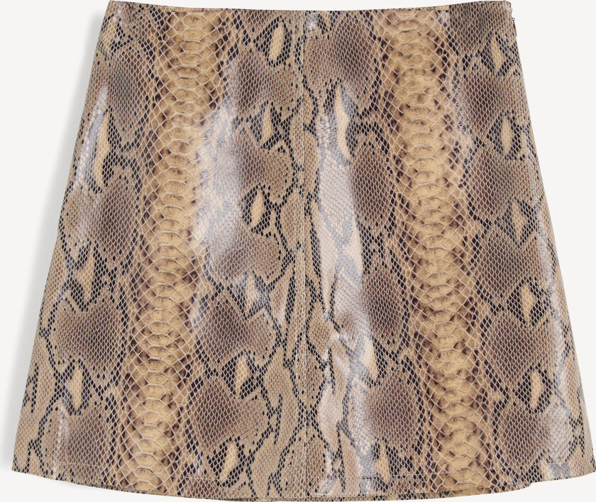 Coras leather skirt