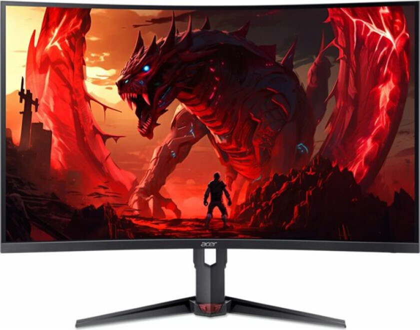 Nitro XZ323QU Z1bmiiprx - XZ3 Series - LED-skjerm - gaming - kurvet - 32 (31.5 synlig) - 2560 x 1440 QHD @ 280 Hz - VA - 250 cd/m² - 3000:1 - HDR10 - 1 ms - 2xHDMI, DisplayPort - høyttalere - svart