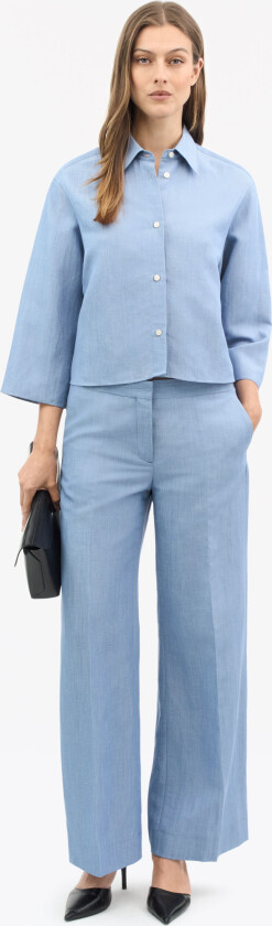 Corins Cropped Linen Shirt