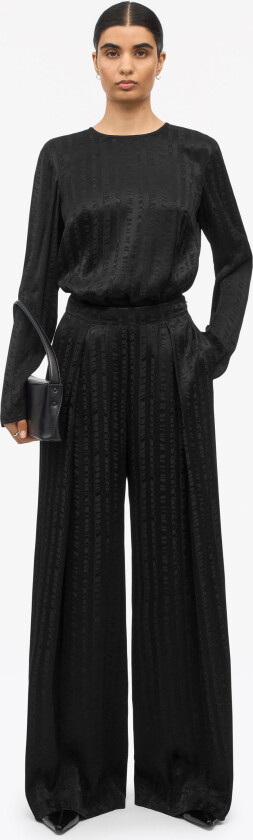 Cora Tiger Stripe Jacquard Trousers