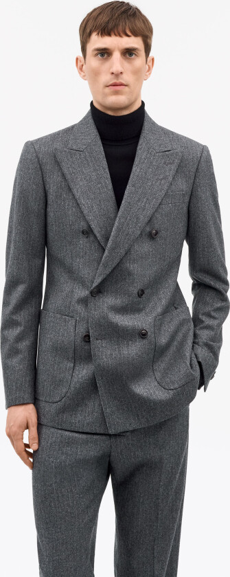 Joachim Pinstripe Wool Jacket