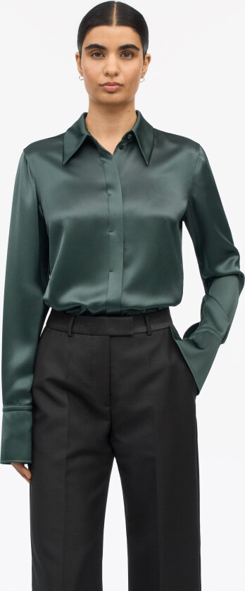 Daphne Regular-Fit Satin Shirt