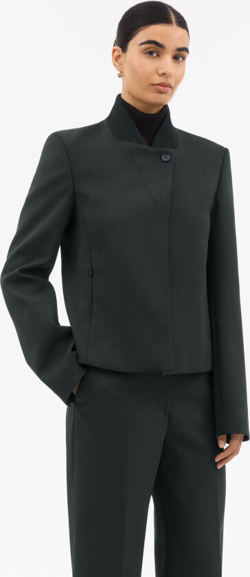 Sine Cropped Minimalist Jacket