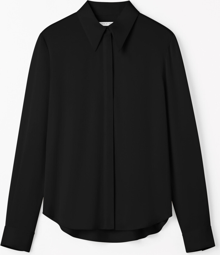 Pointed Collar Celsa Shirt