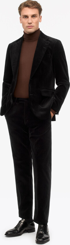 Tense Mid-Rise Velvet Trousers