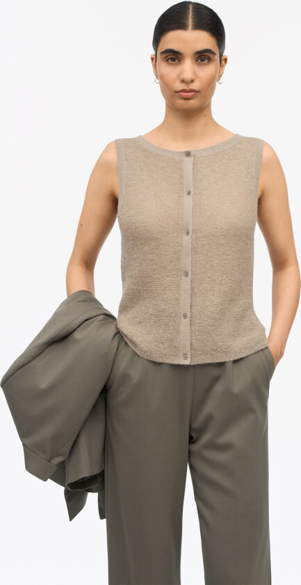 Rose Kid MohairâMerino Vest