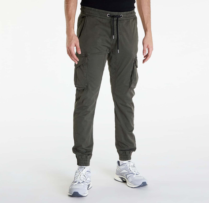 Bukser Alpha Industries Cotton Twill Jogger Grey/ Black L