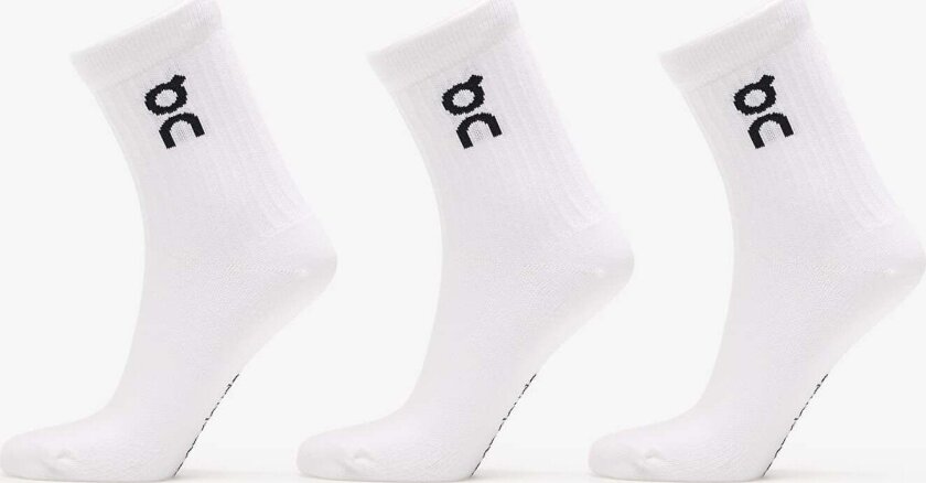 Sokker On Logo Sock High 3-Pack White L