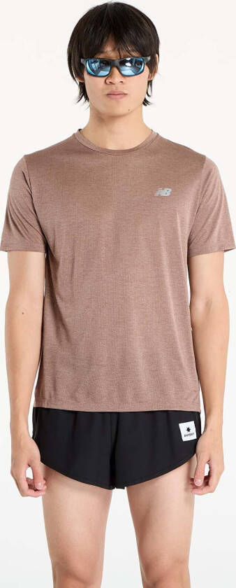 T-skjorte New Balance Athletics T-Shirt Earth Shadow Heather M