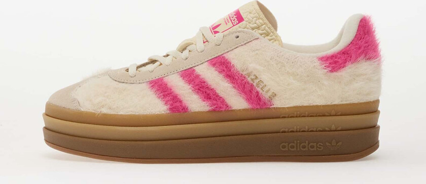 Joggesko adidas Gazelle Bold W Crew White/ Shock Pink/ Gold Metallic EUR 38
