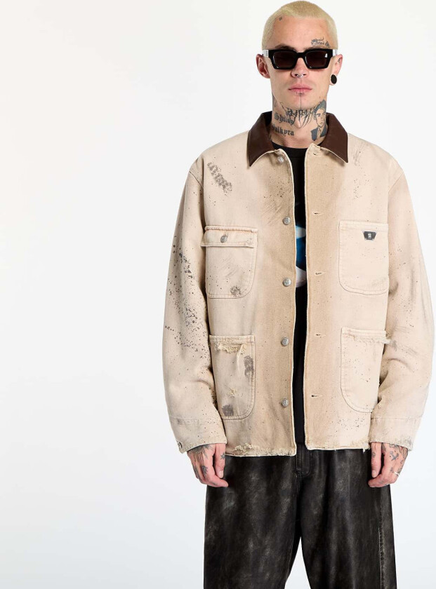 Jakke MISBHV Marfa Twill Work Jacket Dusted White XL