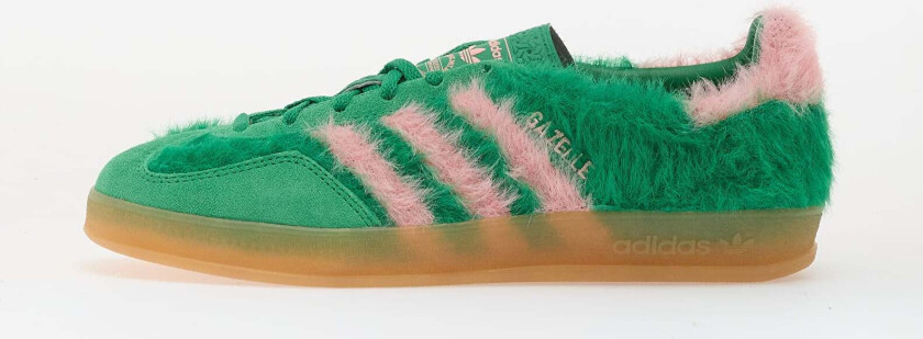 Joggesko adidas Gazelle Indoor W Green/ Glow Pink/ Gum EUR 41 1/3
