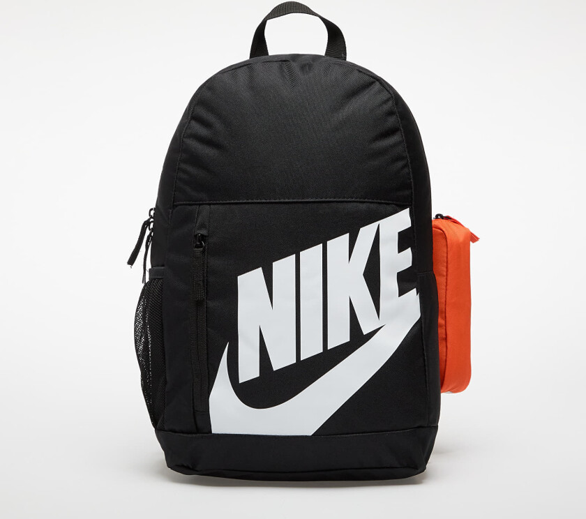 Ryggsekk Nike Elemental Big Kids' Backpack (20L) Black/ Orange/ White 20 l