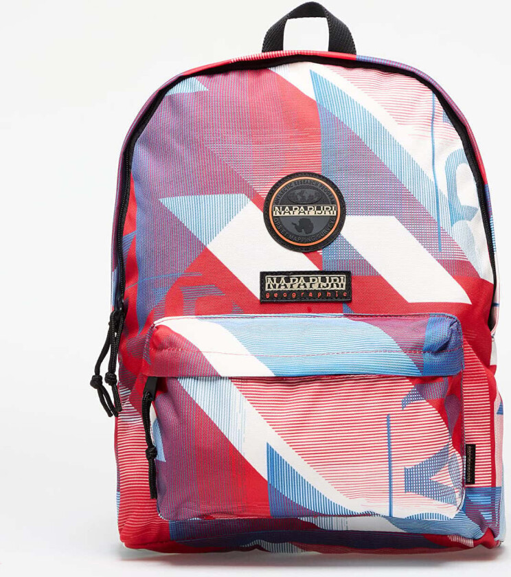 Ryggsekk Napapijri Voyage All Over Print Backpack Geometric Red 19,5 l
