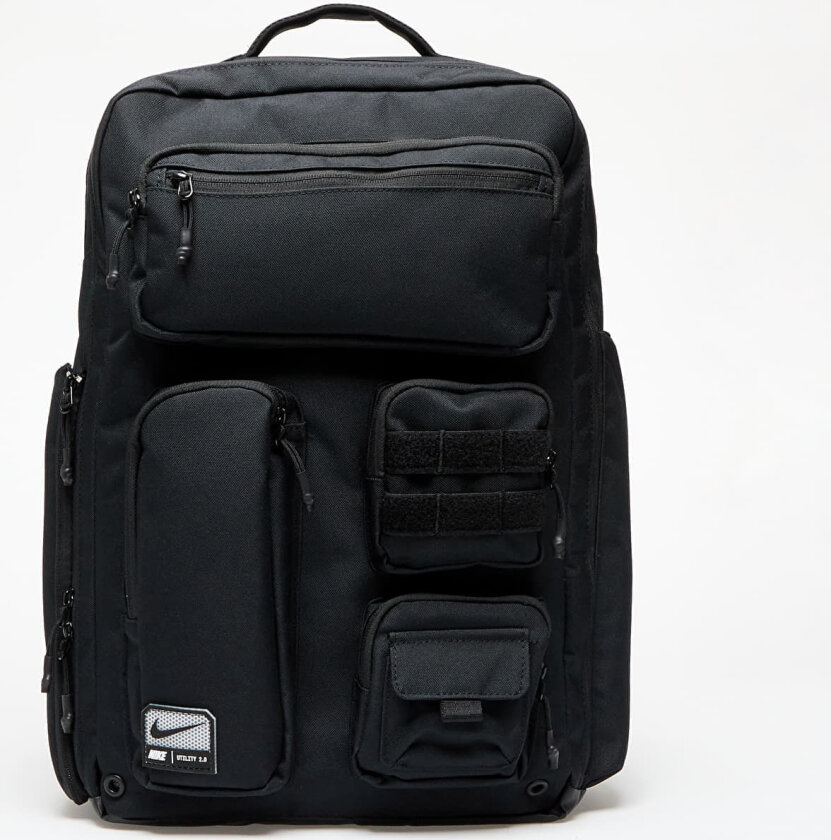 Ryggsekk Nike Utility Elite Backpack 2.0 Black/ Black/ White 37 l
