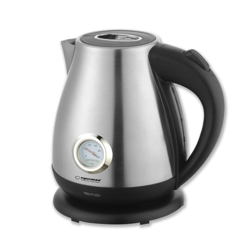 Vannkoker ELECTRIC KETTLE WITH THERMOMETER THAMES 1.7 L INOX - Aluminium - 2200 W