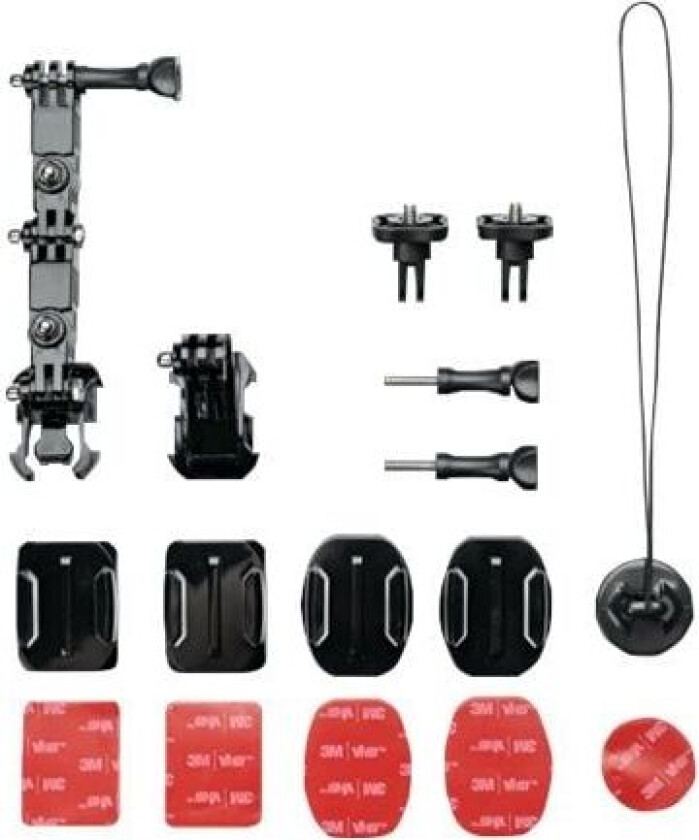 Helmet Mount Bundle - Monteringssett - for Go 2, ONE R Trio Edition, ONE RS, ONE RS 4K, ONE RS Twin Edition, One X3, X3