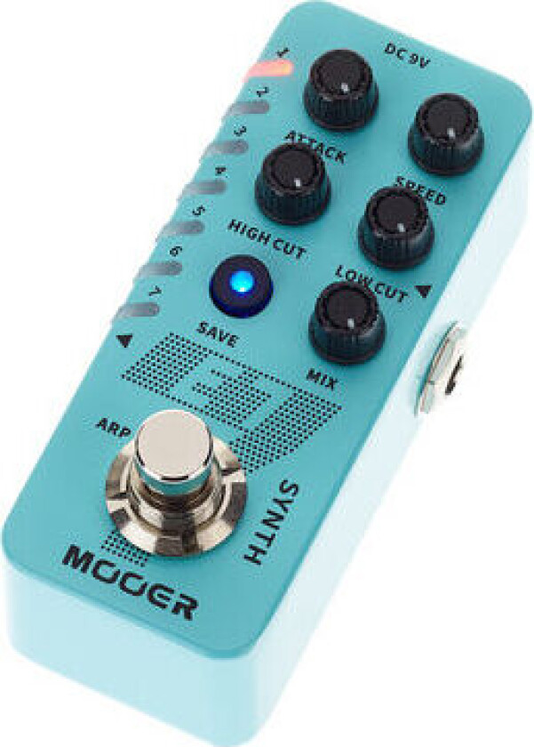 Mooer E7 Polyphonic Guitar Synth.