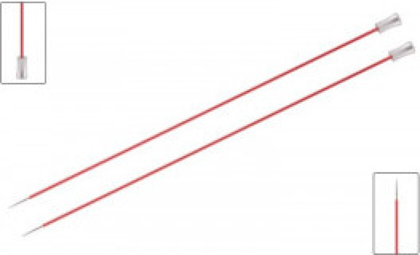 Zing Strikkepinner / Genserpinner Aluminium 35cm 2,00mm / 13.8