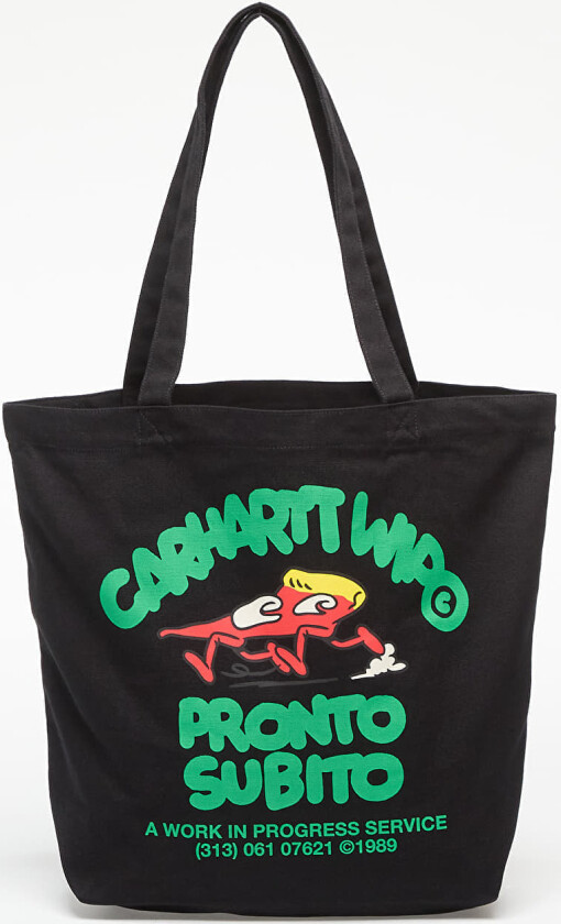 Veske Carhartt WIP Canvas Graphic Tote Pronto Print/ Black Universal