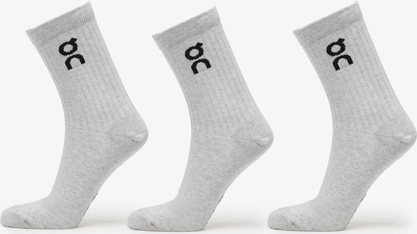 Sokker On Logo Sock High 3-Pack Heather Gray M