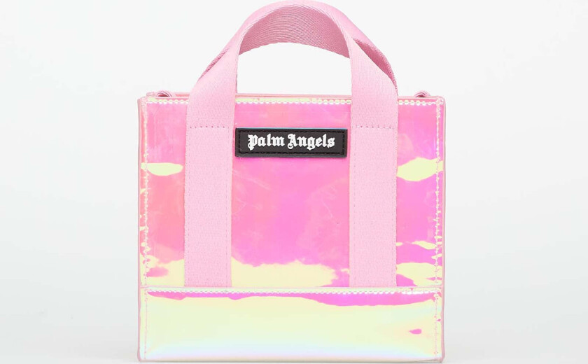 Veske Palm Angels Kids Shiny Mini Tote Pearl Rose/ Black Universal