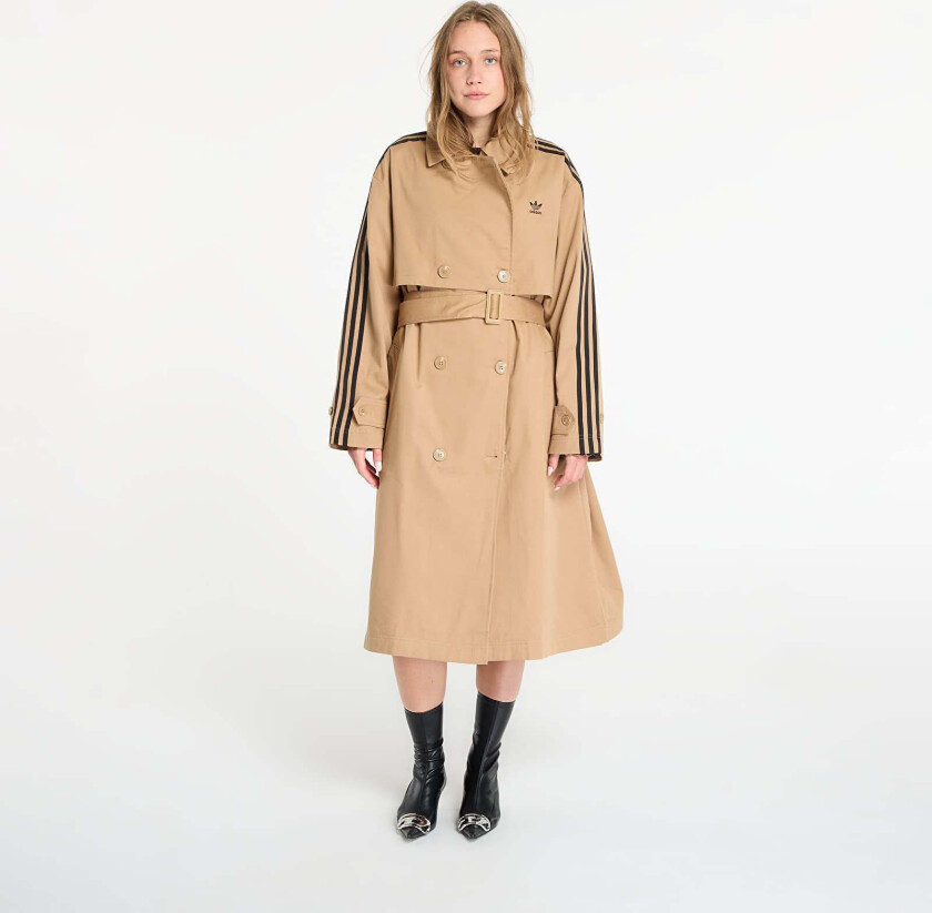 Jakke adidas Adicolor Trench Coat Twill Cardboard L