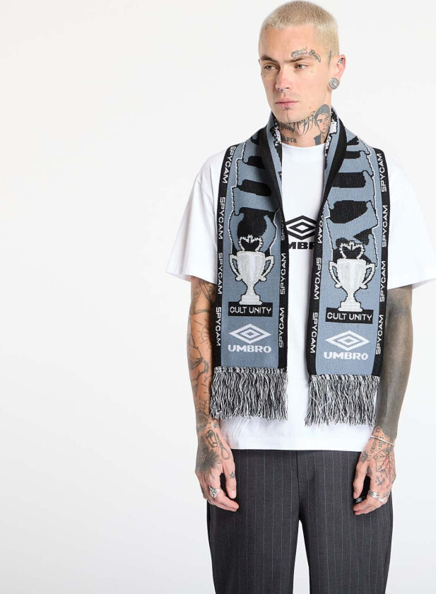 Skjerf Umbro Cult Unity Scarf Black/ Grey Universal