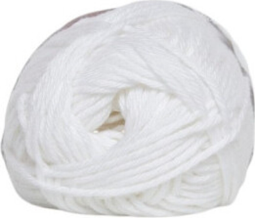 Blend/Tendens Garn Unicolor 100 Hvit