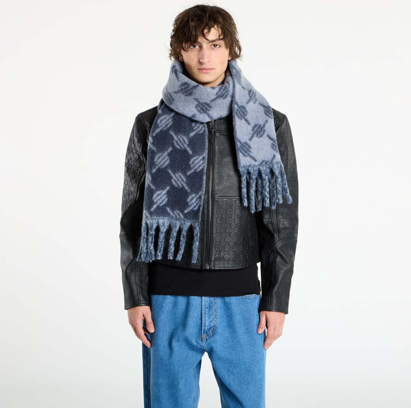 Skjerf Daily Paper Riyo Monogram Scarf Sky Captain Blue Universal