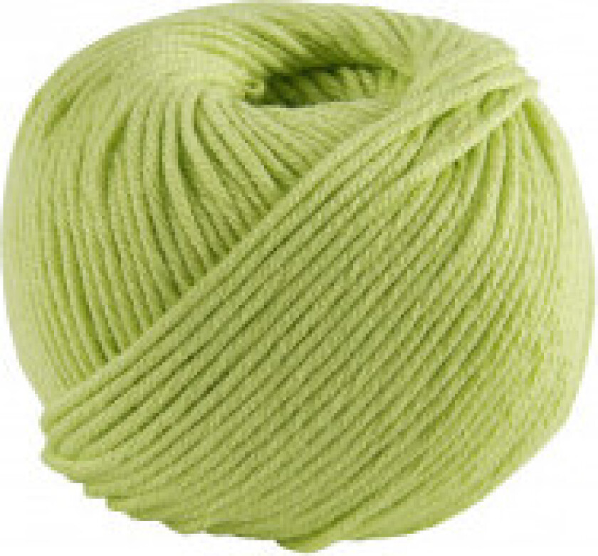 Natura Medium Garn Unicolor 198 Lysegrønn